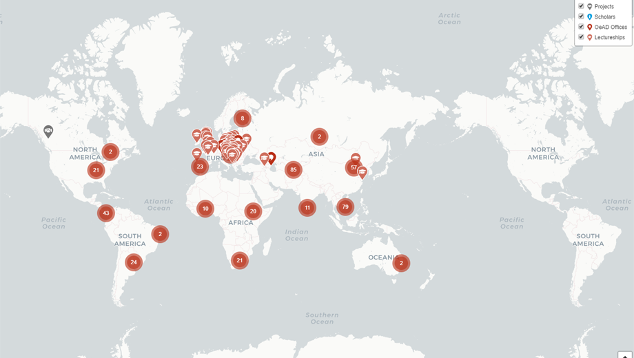 Oead Map Find Projects And Scholars All Around The World Erasmus Journal